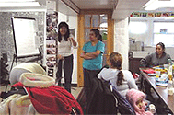 LVEJO High School volunteers learn how to take height and weight of local students