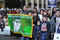 LVEJO Staff and Volunteers attend Ant-War Rally in Chicago